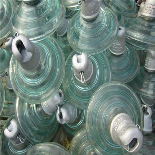 回收废旧高压线路拆卸的钢化玻璃瓷瓶绝缘子